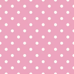 Behang Lichtroze Multicolor polka dot naadloze patroon voor grafisch ontwerp... Universele polka dot textuur.