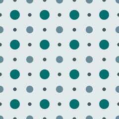 Multicolor  polka dot seamless pattern for graphic design..Universal polka dot texture.