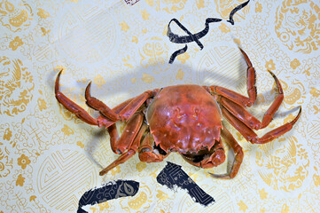 Yangcheng Lake hairy crab at Chinese restaurant