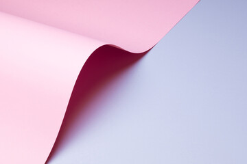 Paper background, wave of pink textured paper
