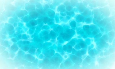 Blue white color water in swimming pool texture background. Use for design summer holiday concept.