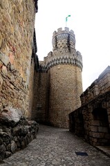 New Castle of Manzanares El Real, Madrid.
