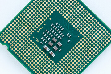 Processor with smd components.Top view