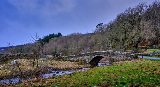 On Cam Gill road, by the bridge over the River Cover in Coverdale