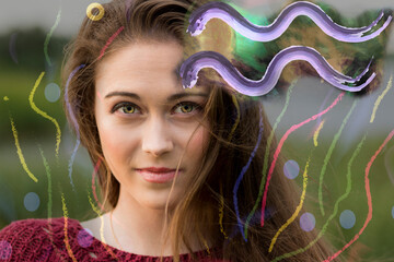 Astrological horoscope symbol, zodiac sign aquarius
