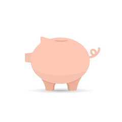 Piggy Bank Color Vector Icon