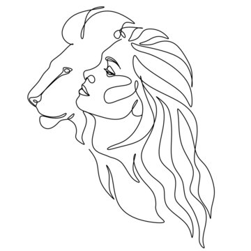 how to draw a female lion step by step