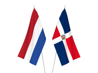 Netherlands and Dominican Republic flags