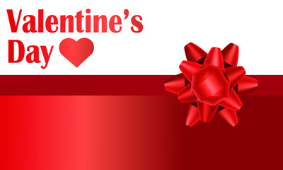valentine's day banner, graphic editable vector design. empty text field. shopping and valentine's day background.
