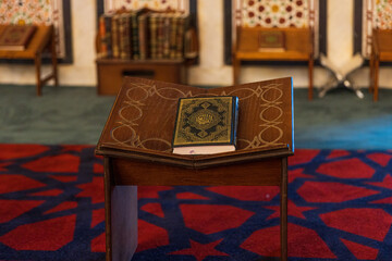 Quran - holy book of Islam in an mosque