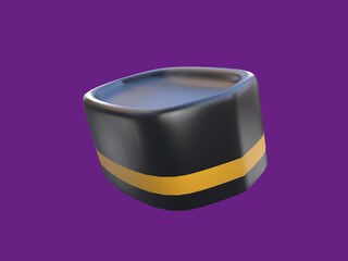 3D Rendering Ramadan Icon islamic cap