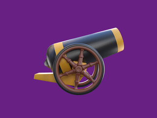 3D Rendering Ramadan Icon canon