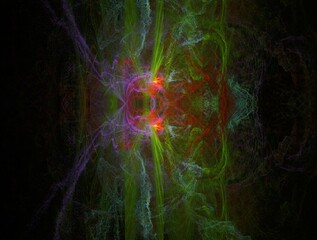 Imaginatory fractal abstract background Image