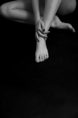 feet of a person