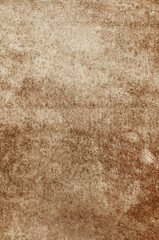Stone walls, dark brown and light colors
