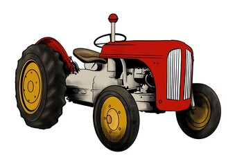 old tractor