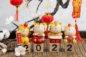 Year of the Tiger Spring Festival material pictures