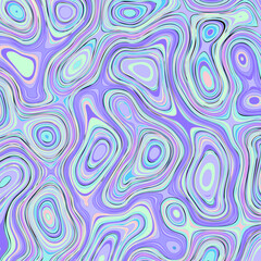 Fototapeta na wymiar Psychedelic abstract pattern. Bright digital Marbling style