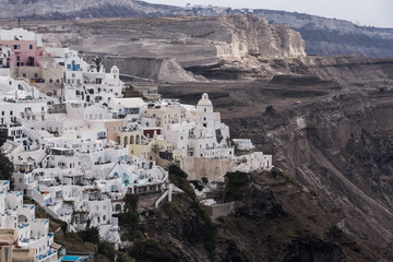 Blick auf Oia, Santorini, Griechenland