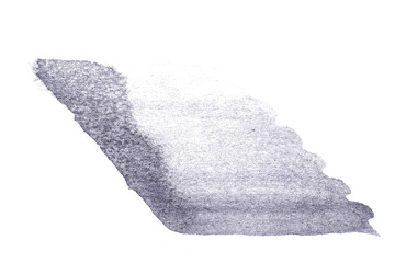 abstract acrylic watercolor paint brush stroke texture isolated on white background for logo and banner. design, creative, and illustration.