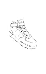 sneakers drawing