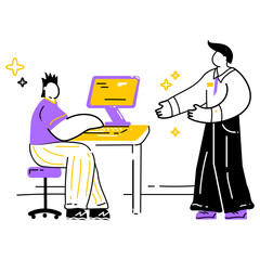 Business team discussing strategy