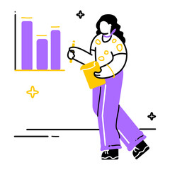 Woman records statistics