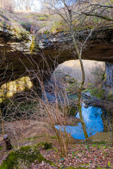 Natural stone phenomenom- God`s bridge in Bulgaria