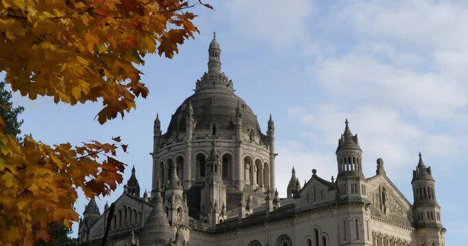 The Basilica Sainte Therese of Lisieux, Calvados department, France