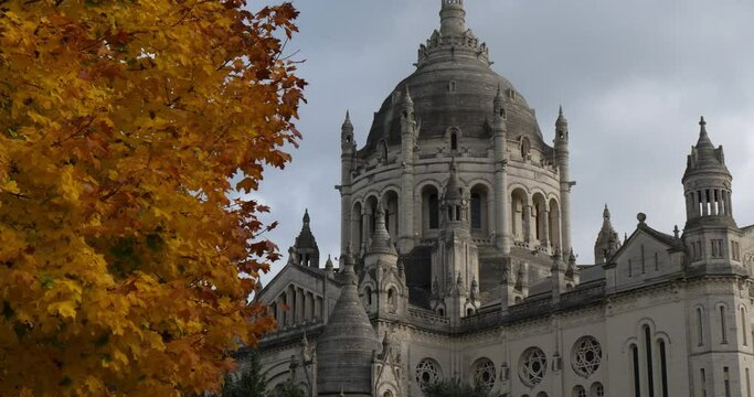 The Basilica Sainte Therese of Lisieux, Calvados department, France