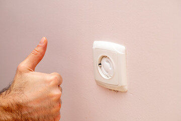Plug, mechanical protection of the electrical outlet from electric shock of toddlers, safe house...