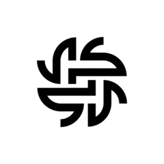 Abstract logo. Geometric abstract logos. Icon design