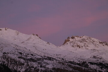 winter mountain landscape