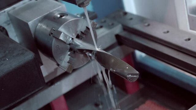 Wire EDM (Electrical discharge machining) process provides high precision for cutting of metal and is applicable to any conductive material. Accompanied by the scattering of sparks at the cutting site