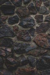 General plan of masonry wall