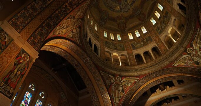 The Basilica Sainte Therese of Lisieux, Calvados department, France