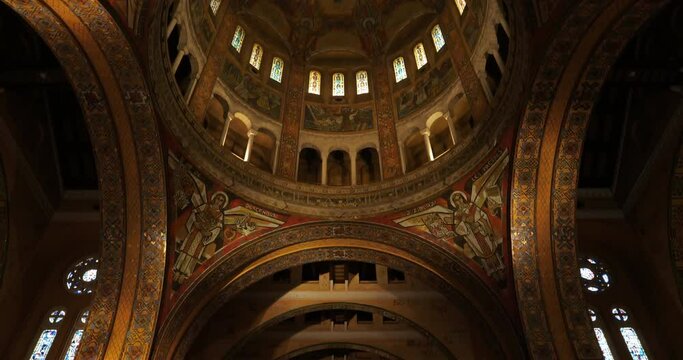 The Basilica Sainte Therese of Lisieux, Calvados department, France