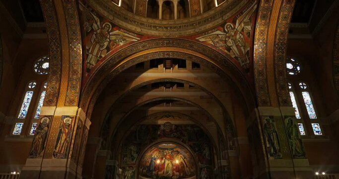 The Basilica Sainte Therese of Lisieux, Calvados department, France