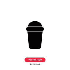 Coffee cup icon vector. Coffee sign