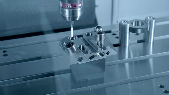 Coordinate Measuring Machines (CMM) are devices for precise contact measurements of objects by measuring discrete points on their surface with a probe
