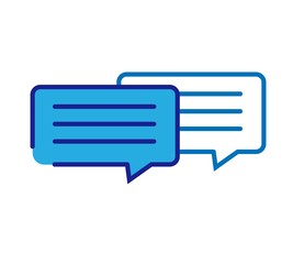 Chat Message Icon Design Vector