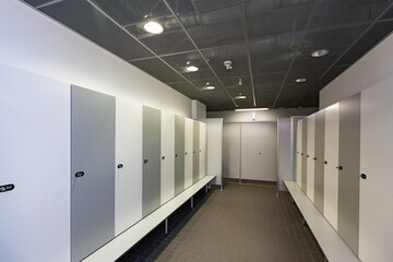 Umkleide in Schwimmhalle