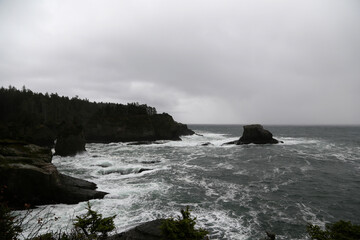 Obraz premium Raue pazifische Westküste von den USA