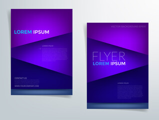 Header flyer business brochure template for vector design