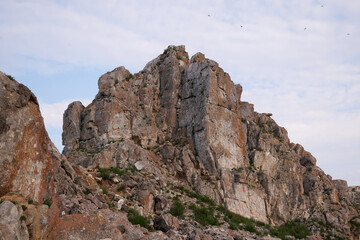 Fototapeta na wymiar Shaman rock on Olkhon island