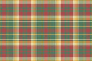 Seamless tartan plaid pattern background with vintage color.