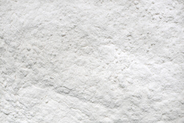 Talc. White powder. Abstract white background, texture.