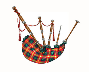 bagpipe, musical instrument