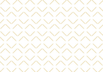 Geometric pattern with lines. Seamless vector background. White and gold texture. Graphic modern pattern. Geometric wallpaper.