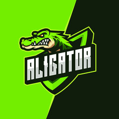 aligator mascot esports logo